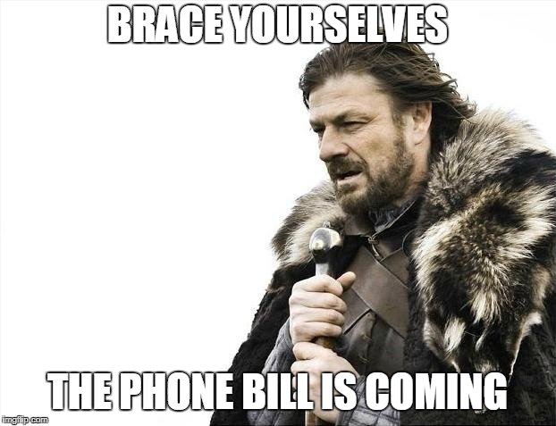 Ned Stark phone bill