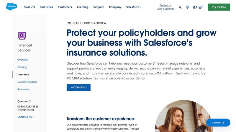 Salesforce for Insurance